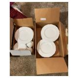 Indiana Colony  Milk Glass Cup & Saucers