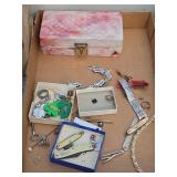 Misc.Jewerly Box, Knives Jewerly, Hat Pin