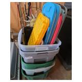 Stack of Totes w Lids