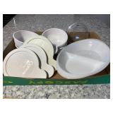 Corning Ware Bake w Lids & Divided Plate