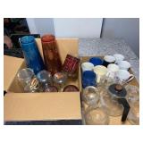 Nestle Coffee Caraf w Glasses, Coffee Mugs & Asst