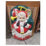 Lighted Santa Claus 19'x30' w Box
