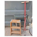 Pogo Stick,  Camp Stool, Werner 2 Step Ladder