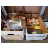 Cookbooks & Floral Decor