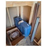 Corner Lot: Suitcase, Wood Rack, Party Platter