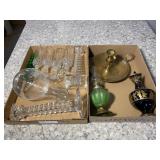 Glassware Decor Candleholders, Carafe & Glasses