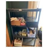 Plastics Shelf 24'x 14'x 56'H  (No Contents)