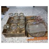 Phasant Forever Glasses,  Misc Glassware Bowl