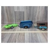 2 Nylint & 1 Structo Trailer (Tin)