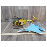 Wrangler Helicopter & Fighter Jet (Plastic)