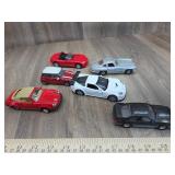 6 Misc Diecast Cars (Some Damage)