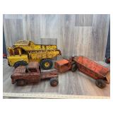 Tonka, Lumar, Structo, Dirt Mover, Dump Truck