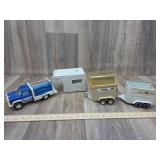 Tonka Truck Camper, Pepsi Truck, 2 Livestock Trail