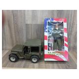Tonka Army Jeep & Kmart Serviceman