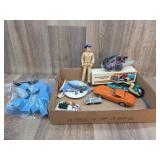 Action Figures, Cars, SSP Car & Tetris Block