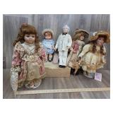 3-Porcelain , 'Little Debbie' Doll & Mark Twain