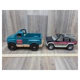 Plastic Tonka Truck & Plastic Nylant Truck