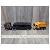 Buddy L Mack Semi Car Hauler & Buddy L Mack Dump T