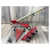 Grain Auger 1:16 Scale & 3 Bottom Plow 1:16 Scale,