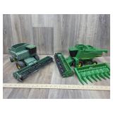 JD Titan II Combine Damage To Header & No Auger, J