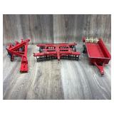 Manure Spreader, Disc & 3 Bottom Plow ERTL 1:16 Sc