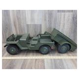 G.I. Joe Jeep & Trailer (Some Damage on Both)