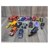 Hot Wheels (back row)  Misc. Toy Cars