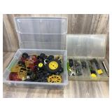 Two Totes Tractor Misc. Parts