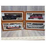 4 Tyco Cars HO Scale