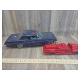 Japanese Electric Car, Cast Fire Truck (parts)