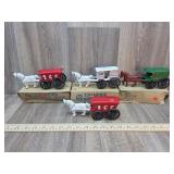 Cast Iron Horse & Wagon (4)