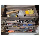 Kennedy tool box with contents (no lock)
