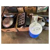 Pots and Pans, Bake ware, pump sprayer, thermos