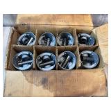 Set of 8 Pistons - New - 272 - 3.665 Bore - .040 O