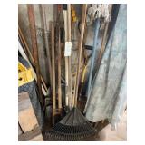 Lot of Lawn and Garden Tools and extension cord