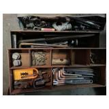 Tool box with Misc. Tools and parts