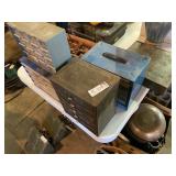 5 Metal Organizers misc. sizes and contents in box