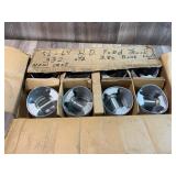 Set of 8 Pistons - New - Cast - 56-64' Heavy Duty
