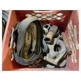 Tote of Ratchet Strap, Chain, Pintle Hitch