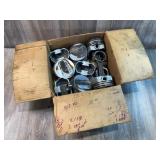 Set of 8 Pistons - Used - TRW Forged SBC 4.15 Bore