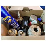 Box of Misc. Car Supplies