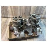 Y Block Intake Manifold '56-57 - Polished 2x4 Inta