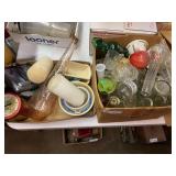 Misc. Glassware - 2 boxes