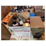 Fish Finder, Putting Starter, box of misc.