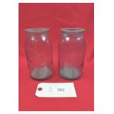 Antique Ball Standard Blue Wax Sealer Pressed Lid