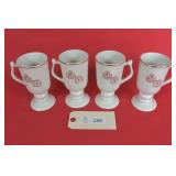 Vintage Hall China Mugs W/ Rx & Caduceus Emblems