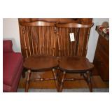 Vintage Hale Brace Back Windsor Style Maple Chair