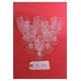 EAPG by Bellaire Goblet Co. Log & Star Pattern