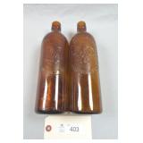 The Duffy Malt Whisky Company Amber Bottles