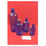 Cobalt Blue Phillips Milk of Magnesia Bottles